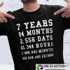 7th Birthday Gift From Dad and Mom 7 Years Old T-shirt