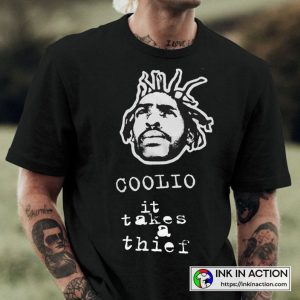 Coolio Vintage Shirt RIP Coolio 1963 2022 It Takes A Thief T-Shirt