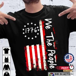 1776 We The People T Shirt Patriotic American Constitution T Shirt 2