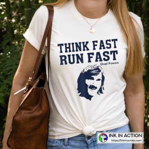 2022 Think Fast Run Fast Chad Powers Best Vintage T-shirt