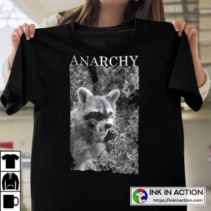 ANARCHY Raccoon Funny Angry Raccoon T Shirt 2