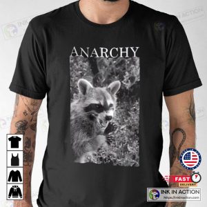 ANARCHY Raccoon Funny Angry Raccoon T Shirt 3