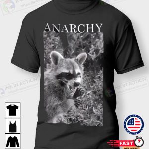 ANARCHY Raccoon Funny Angry Raccoon T Shirt 4