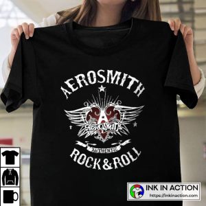 Aerosmith Authentic Rock n Roll Graphic T-shirt