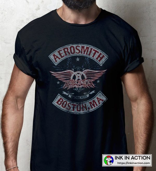 Aerosmith Boston Pride Boston MA Unisex Vintage T-shirt