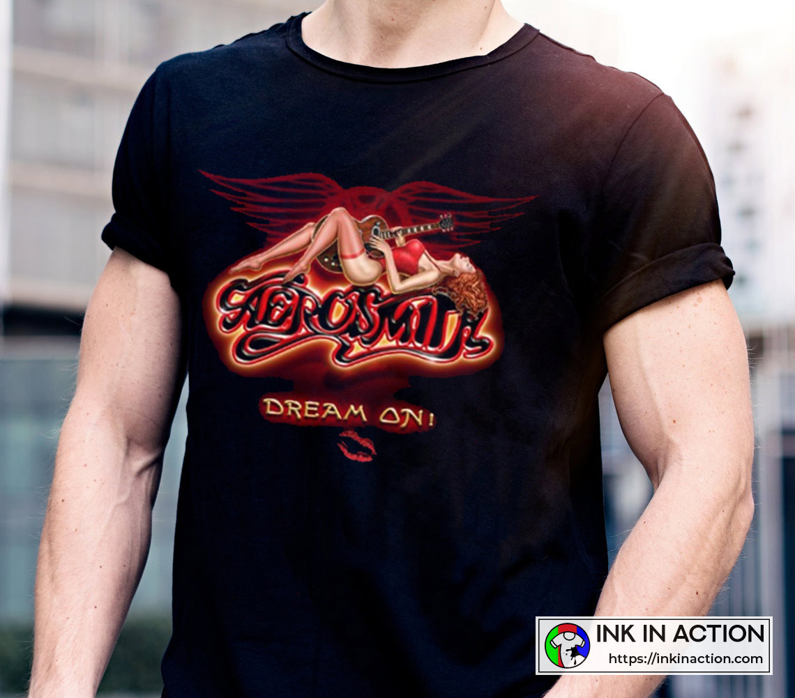 Aerosmith Dream On Graphic Tee Vintage T-shirt - Ink In Action