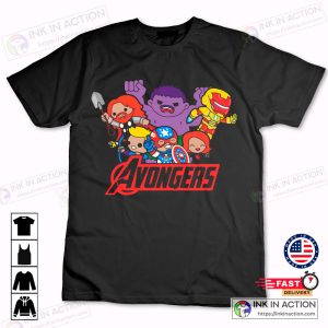 Avongers Bootleg Action Figures Superhero Unisex T-shirt