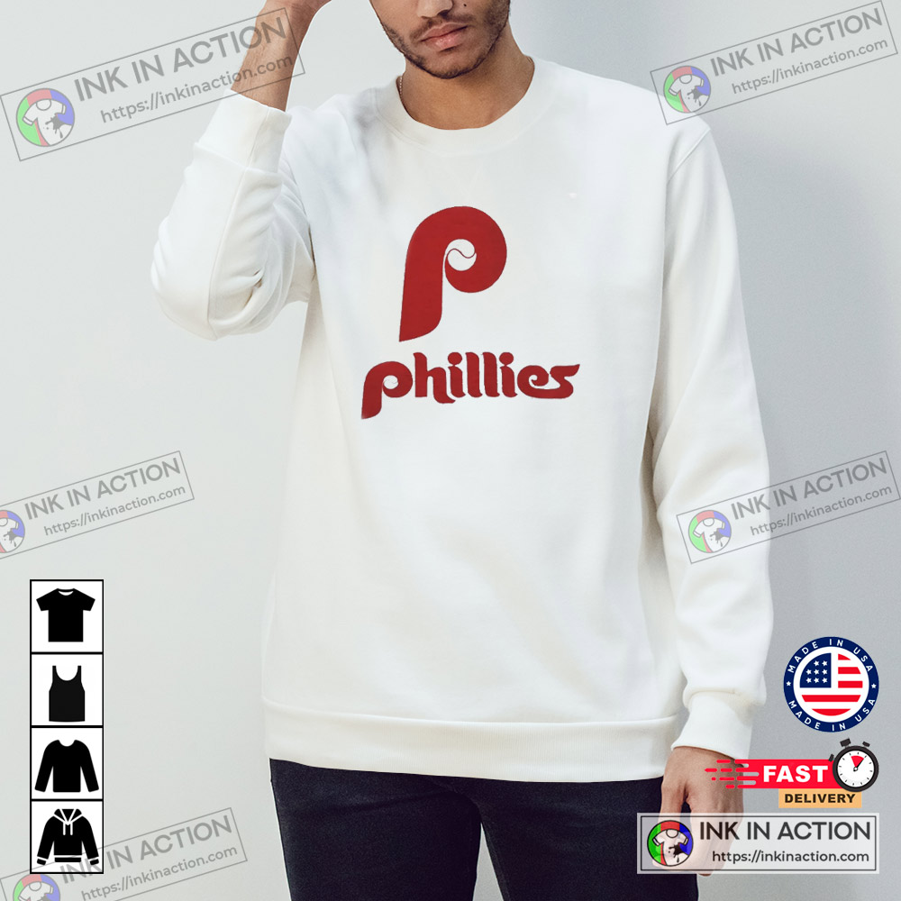 Phillies T-Shirt, Philadelphia Phillies Lovers White L