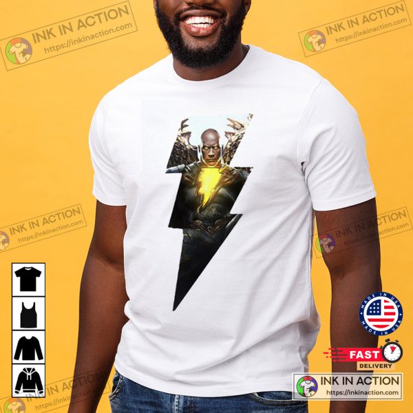 The Black Adam 2022 Dwayne Johnson Superhero Movie Unisex Hot T-Shirt