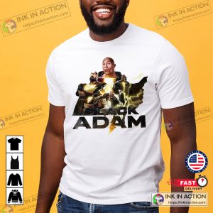 Black Adam 2022 Dwayne Johnson Powerful Superhero T-Shirt