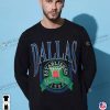 Black Dallas Mavericks Basketball Throwback T-shirt