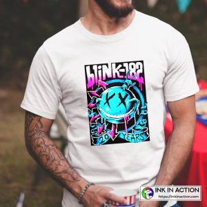 Blink 182 20years Anniversary Blink 182 Tour Blink 182 Concert T-Shirt