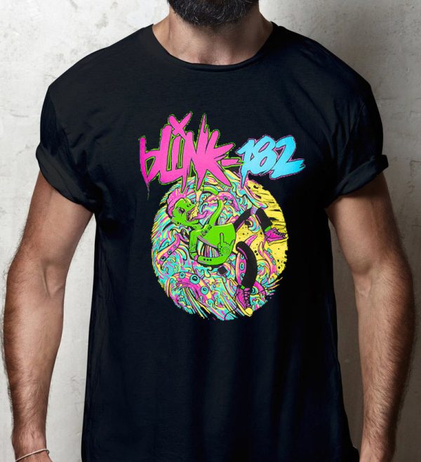 Blink 182 Men Overboard Overboard Event Graphic T-Shirt