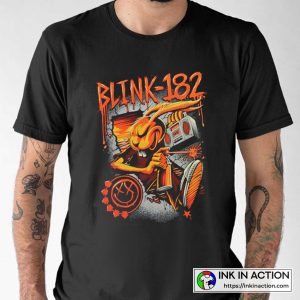 Blink 182 Rabbit Always Blink 182 Simple Black T shirt 1