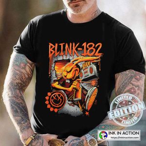 Blink 182 Rabbit Always Blink 182 Simple Black T shirt 3