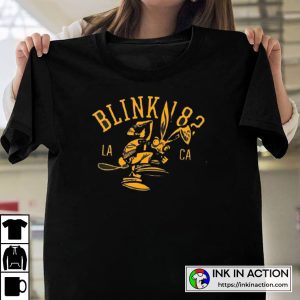 Blink 182 T-shirt College Mascot Best T-shirt