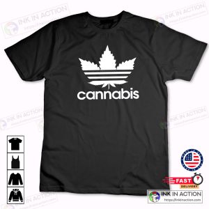 Cannabis Marijuana Weed T-shirt Weed Leaf Funny Tee
