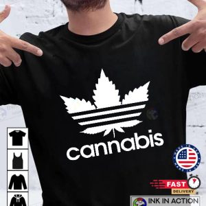 Cannabis Marijuana Weed T-shirt Weed Leaf Funny Tee