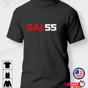 Carlos Sainz F1 Ferrari Team F1 SAI55 Hot T-shirt