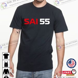 Carlos Sainz F1 Ferrari Team F1 SAI55 Hot T-shirt