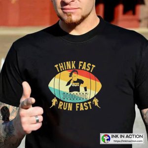 Chad Powers 200 T-Shirt Think Fast Run Fast Color Graphic T-shirt