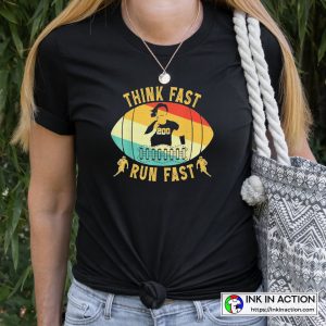 Chad Powers 200 T Shirt Think Fast Run Fast Color Graphic T-shirt