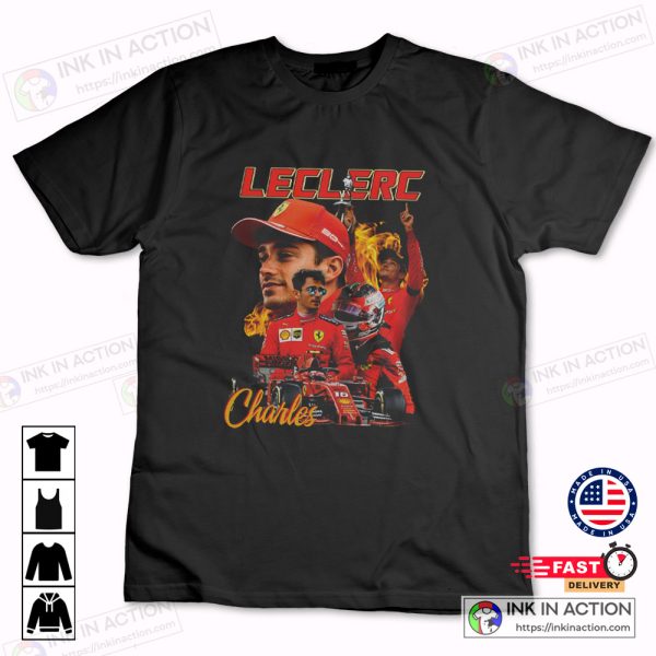 Charles Leclerc Championship Formula 1 Leclerc F1 Racing Shirt