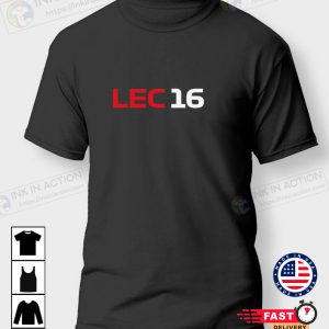 Charles Leclerc F1 Fan Ferrari Team Formula 1 LEC16 T-Shirt