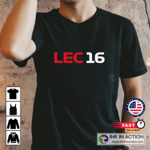 Charles Leclerc F1 Fan Ferrari Team Formula 1 LEC16 T Shirt 4