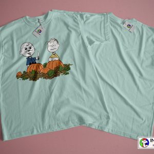 Charlie Brown The Peanuts Gang Meet 80s Horror Icons Awesome T shirt 2