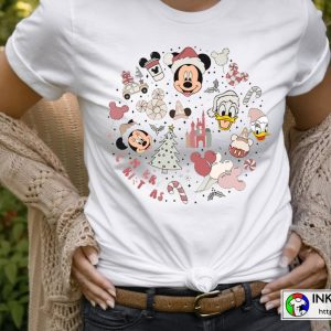 Christmas Mickey Mouse And Friends Merry Xmas T-Shirt