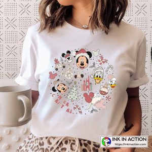 Christmas Mickey Mouse And Friends Merry Xmas T Shirt 4