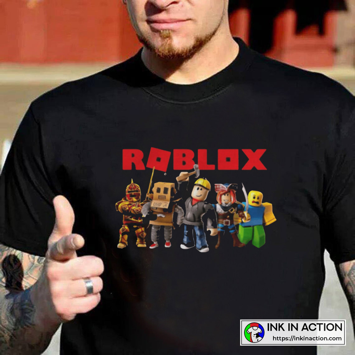 Create a unique t-shirt graphic for popular roblox game rocitizens, T-shirt  contest