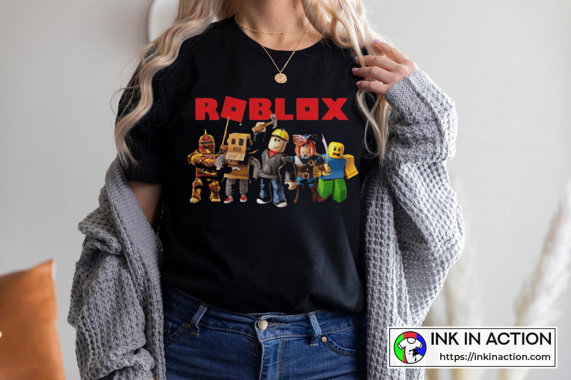 Christmas Party Roblox Christmas Games Gamer T-Shirt - Ink In Action