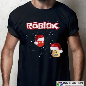Christmas Roblox Design Red Nose Day T-shirt