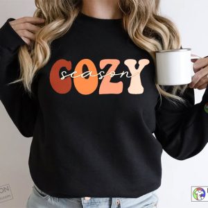 Cozy Season Fall Most Wonderful Time Of The Year Autumn Sweatshirt