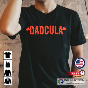 Dadcula Halloween Tee Dad and Mom Couples Halloween TShirt 3 1