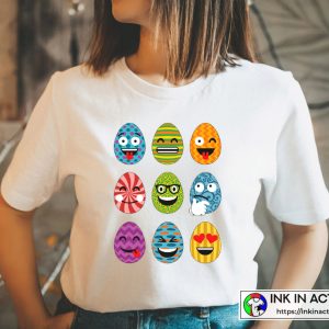 Easter Egg Shirt Easter Party Simple T Shirt 3