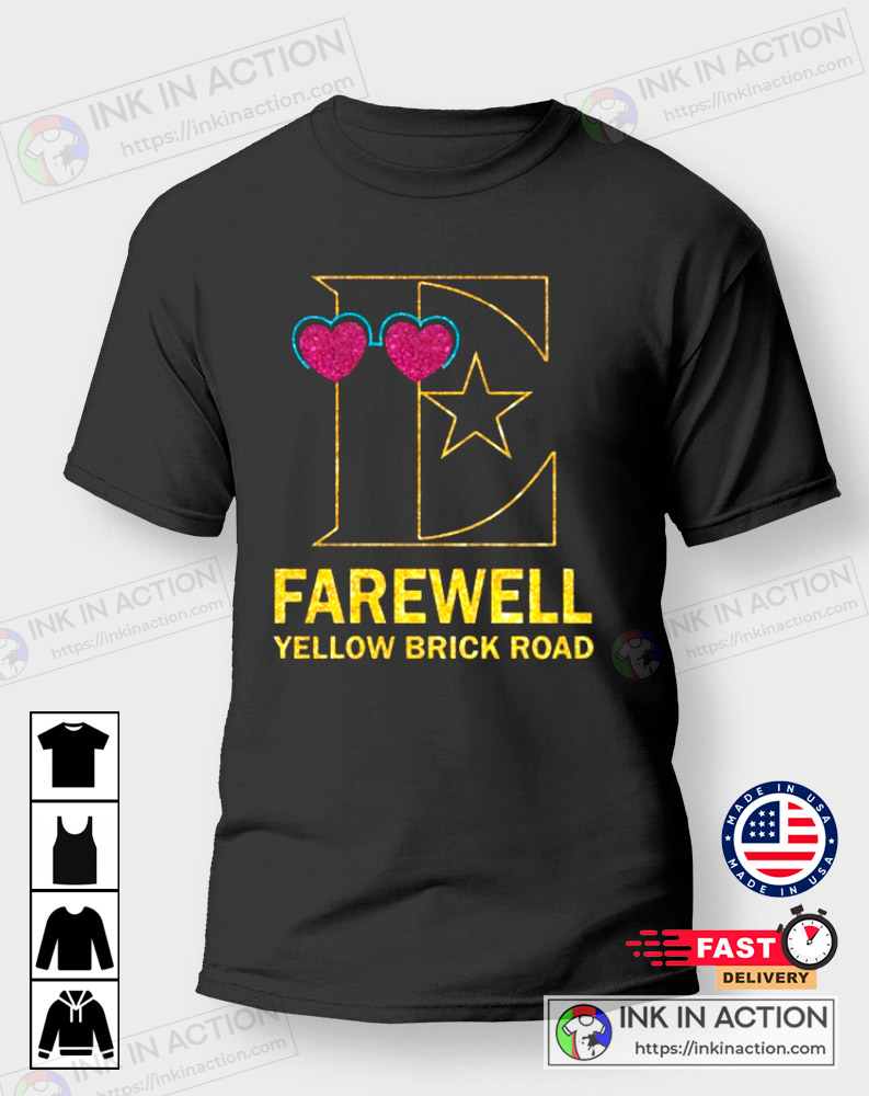  Eltons Johns Shirt Farewell Yellow Brick Road The