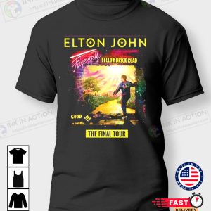 Elton John Elton John Farewell Tour Yellow Brick Road The Final Tour 2022 Tshirt 2