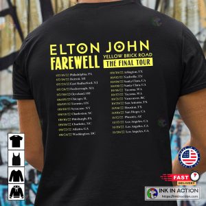 Elton John Elton John Farewell Tour Yellow Brick Road The Final Tour 2022 Tshirt 3