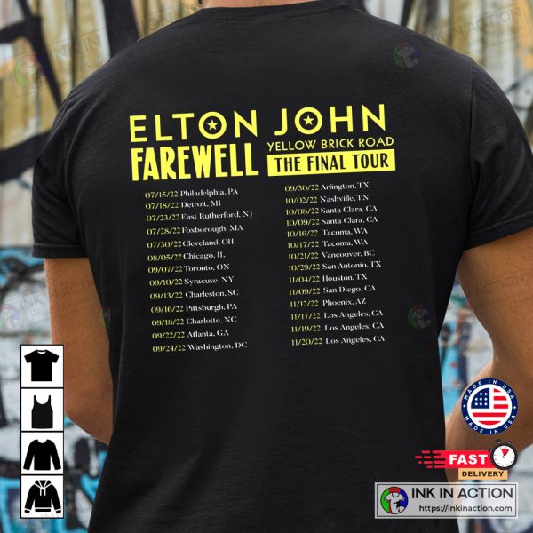 Elton John Farewell Tour Yellow Brick Road The Final Tour 2022