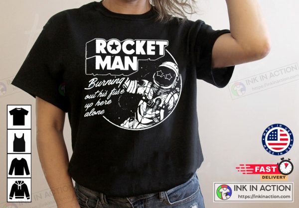 Rocketman Elton John Rocketman Lyrics T-shirt