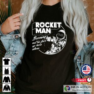 Elton John Elton John Rocketman Lyrics Tshirt 4