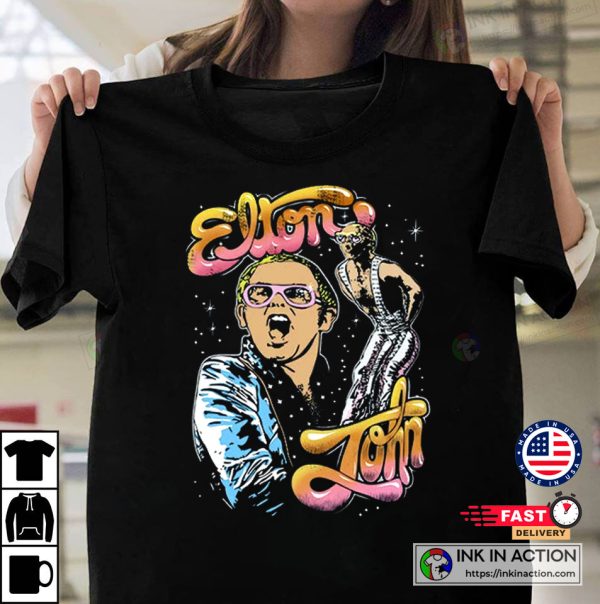 Elton John Funny Vintage Elton John Retro Elton John T shirt