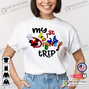 First Disneyland Trip Cute Shirts For Kids And Adults Disney T Shirt 1