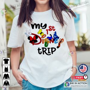 First Disneyland Trip Cute Shirts For Kids And Adults Disney T Shirt 4