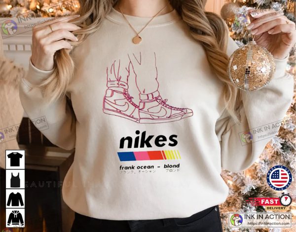 Frank Ocean Nikes Sweatshirt Vintage Style