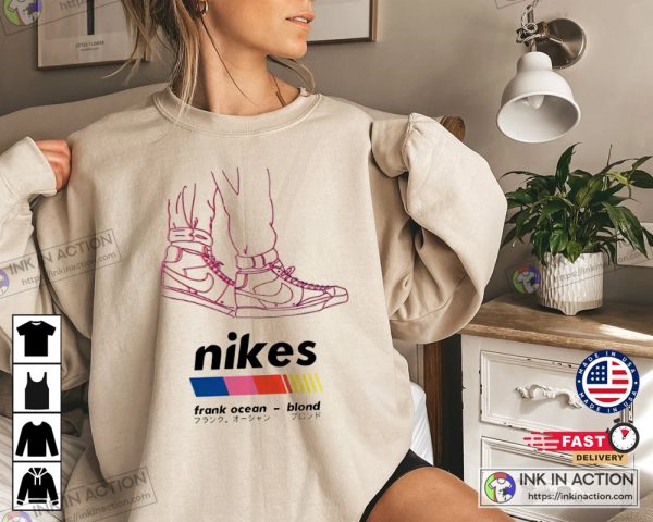 Frank Ocean Nikes Sweatshirt Vintage Style