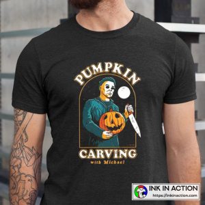 Halloween Ends Carving With Michael Myers Fashion T Shirt 4